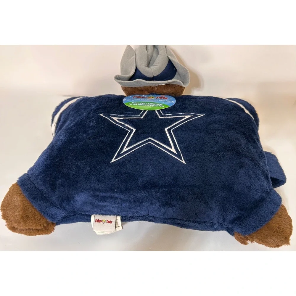 NWT NFL Football Dallas Cowboys Mascot Rowdy Pillow Pet Plush 21